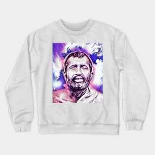 Ramakrishna Pink Portrait | Ramakrishna Artwork 6 Crewneck Sweatshirt